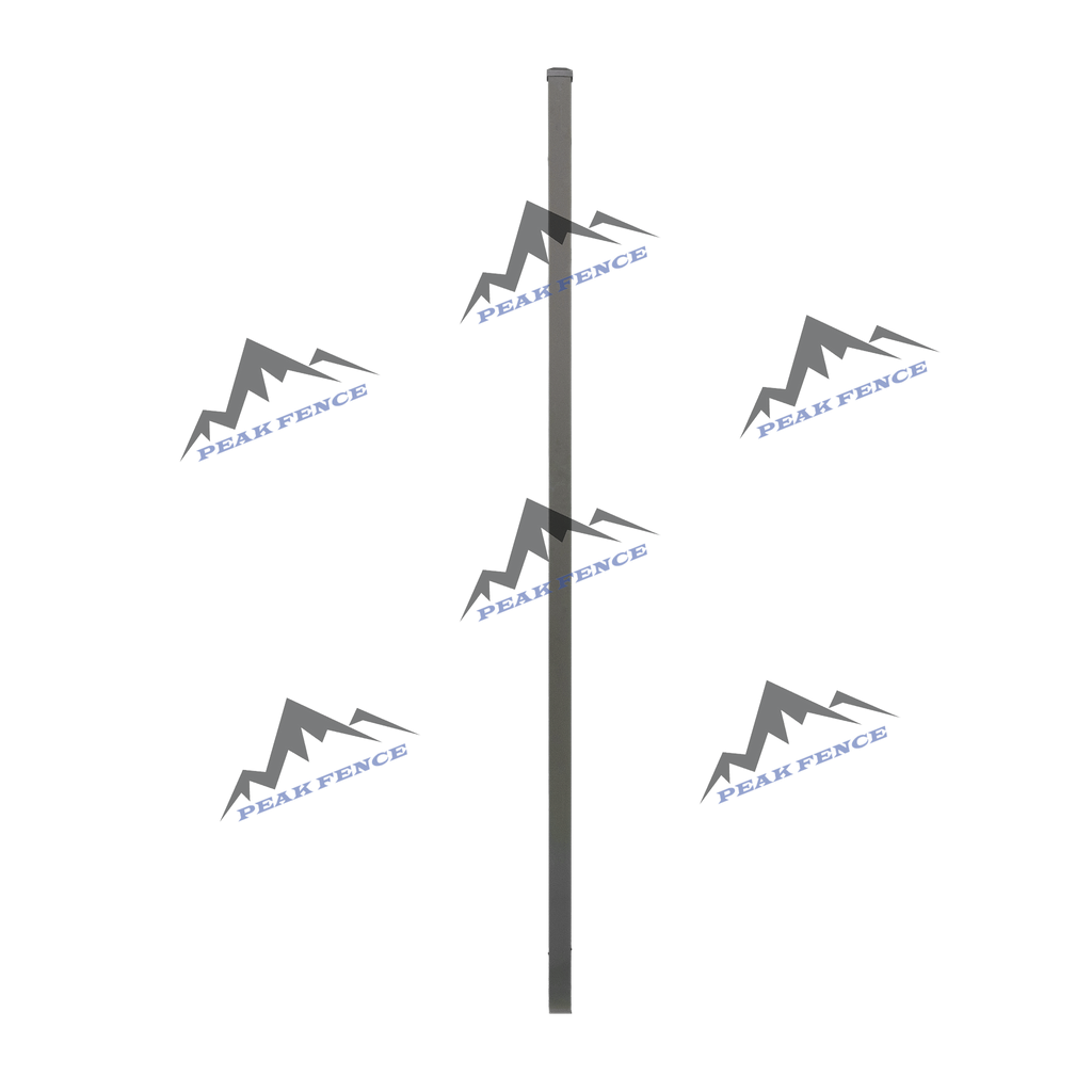 Black Blank Gate Post - 2" x 2" x 84" (.125)