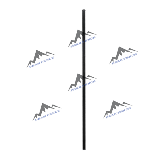 Black Blank Post - 2" x 2" x 96" (.060)