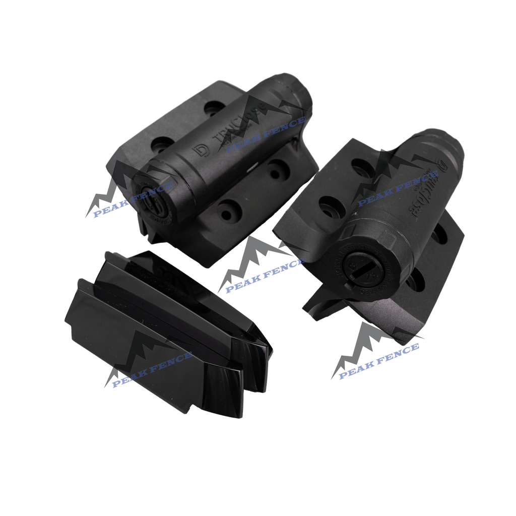 Aluminum Self Close Hinges - Black